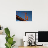 Poster Golden Gate Bridge vue de Fort Point (Bureau à domicile)