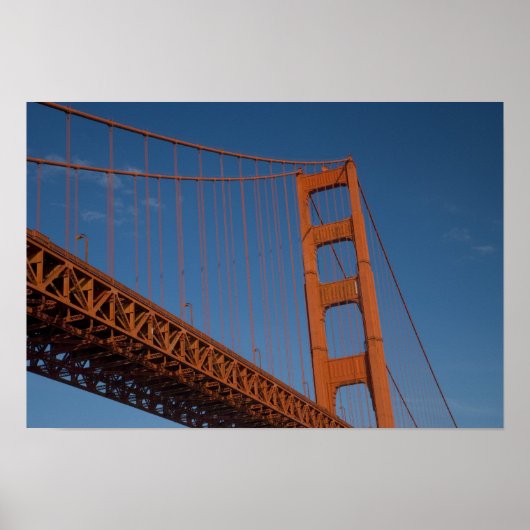Poster Golden Gate Bridge vue de Fort Point (Devant)