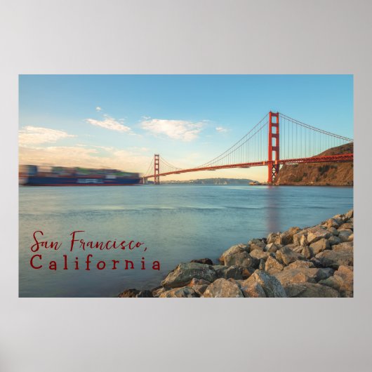 Poster Golden Gate Matin (Devant)