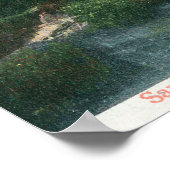 Poster Golden Gate Park Strawberry Hill Vue panoramique (Coin)