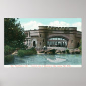Poster Golden Gate Park Strawberry Hill Vue panoramique (Devant)