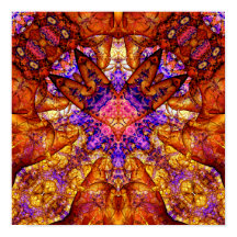 Golden Gateway Experiment 19 (12 par 12) Art Print