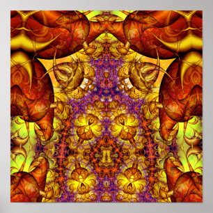 Poster Golden Gateway Experiment 4 (12 par 12) Art Print
