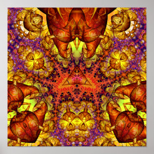 Poster Golden Gateway Experiment 6 (12 par 12) Art Print