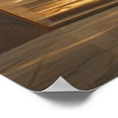 Poster Golden Grandeur : un couloir majestueux (Coin)