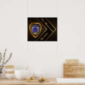 Poster Golden "Grimper à la gloire" 10e division de monta (Cuisine)