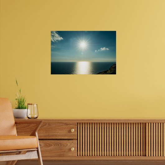 Poster Golden Horizon | Dingli Cliffs Malta Seascape (Salon 2)