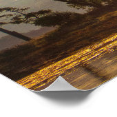 Poster Golden Hour Lake Sunset Wall Art Landscape Print (Coin)