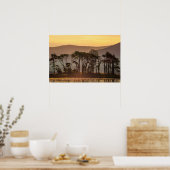 Poster Golden Hour Lake Sunset Wall Art Landscape Print (Cuisine)