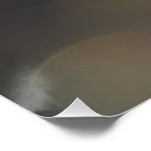 Poster Golden Hydrangea Flowers hiver (Coin)