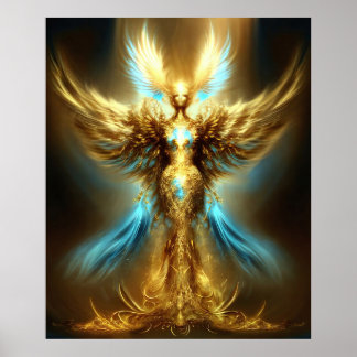 Poster Golden Imaginaire Angel Téléchargement numérique i
