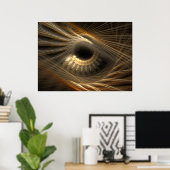 Poster 'Golden Iris' (Bureau à domicile)