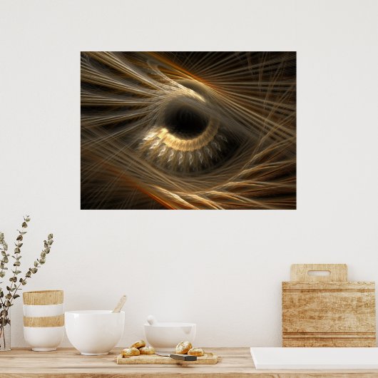 Poster 'Golden Iris' (Cuisine)