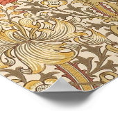 Poster Golden Lily Version Motif 2 Par William Morris (Coin)