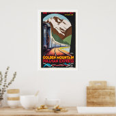 Poster Golden Mountain Pullman Express Montreux (Cuisine)