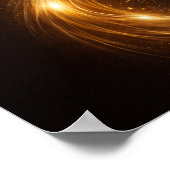 Poster Golden Noir Abstract Wall Art – Luxury Gold (Coin)