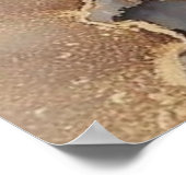 Poster Golden Noir Marble Abstract Wall Art – Black Gold (Coin)