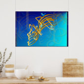 Poster Golden Notes (Cuisine)