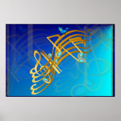 Poster Golden Notes (Devant)