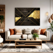 Poster Golden Rebirth: Elegant Art from Chaos