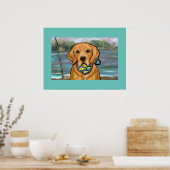 Poster Golden Retriever (Cuisine)