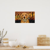 Poster Golden Retriever (Cuisine)