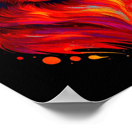 Poster Golden Retriever Art Rtrait For Dog Owners  (Coin)