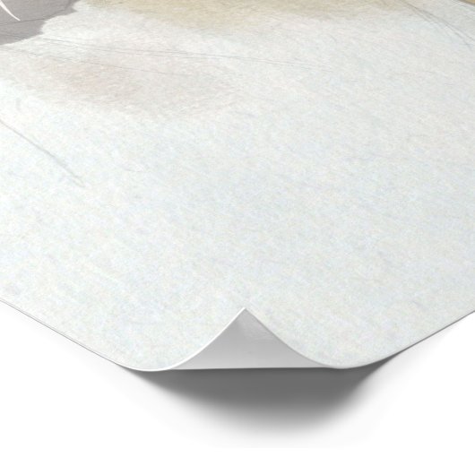 Poster Golden Retriever avec un papillon sur son nez (Coin)