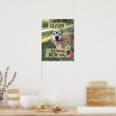 Poster Golden Retriever Chien Apprendre Quelque Chose De  (Cuisine)