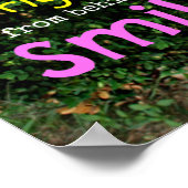 Poster Golden Retriever Derrière Un Sourire (Coin)