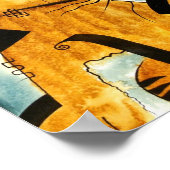 Poster Golden Retriever dog dk_2005aug8i (Coin)