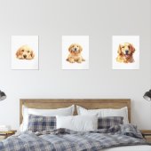 Poster Golden Retriever, Golden Retriever Wall Art (Chambre à coucher)