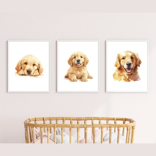 Poster Golden Retriever, Golden Retriever Wall Art