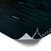 Poster Golden Retriever Puppy Stress Nuit Van Gogh Style (Coin)