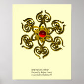 POSTER GOLDEN ROSE RUBY (Devant)