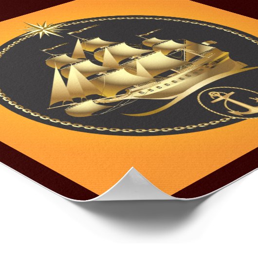 Poster Golden-Sailboat.ai (Coin)