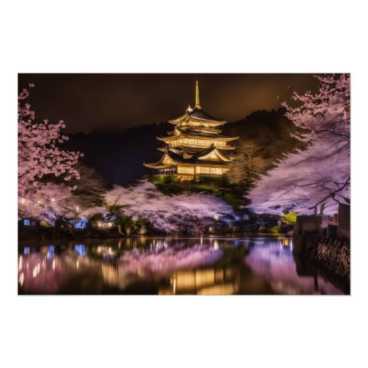 Poster Golden Serenity of Kinkaku-ji (Devant)