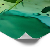 Poster Golden Splash & Emerald Waves (Coin)
