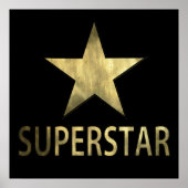 Poster Golden Star Superstar (Devant)
