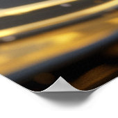 Poster Golden Swirl Dynamics (Coin)