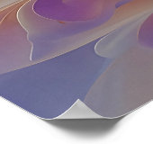 Poster Golden Symphony of Blooming Abstract Petals (Coin)