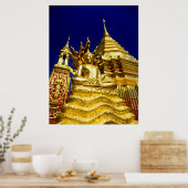 Poster Golden Temple - Chiang Mai - Thailand (Cuisine)