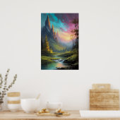 Poster Golden Twilight, Soirée Enchantante Le Long De La  (Cuisine)