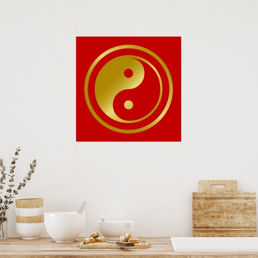 Poster Golden Yin Yang (Cuisine)