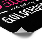 Poster Goldendoodle Amoureux des chiens Tattoo Funny Chie (Coin)