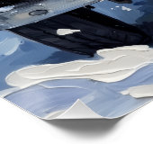 Poster Goldendoodle Christmas Red Truck Holiday (Coin)