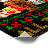 Poster Goldendoodle Dog Ugly Christmas Sweaters Pet Dog L (Coin)