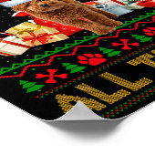 Poster Goldendoodle Dog Ugly Christmas Sweaters Pet Dog L (Coin)