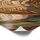 Poster Goldendoodle Garden Tapestry Anniversaire (Coin)