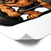 Poster Goldendoodle Weightlifting Bodybuilder Workout Gym (Coin)